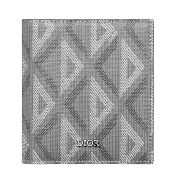 CD Diamond canvas 3-fold wallet