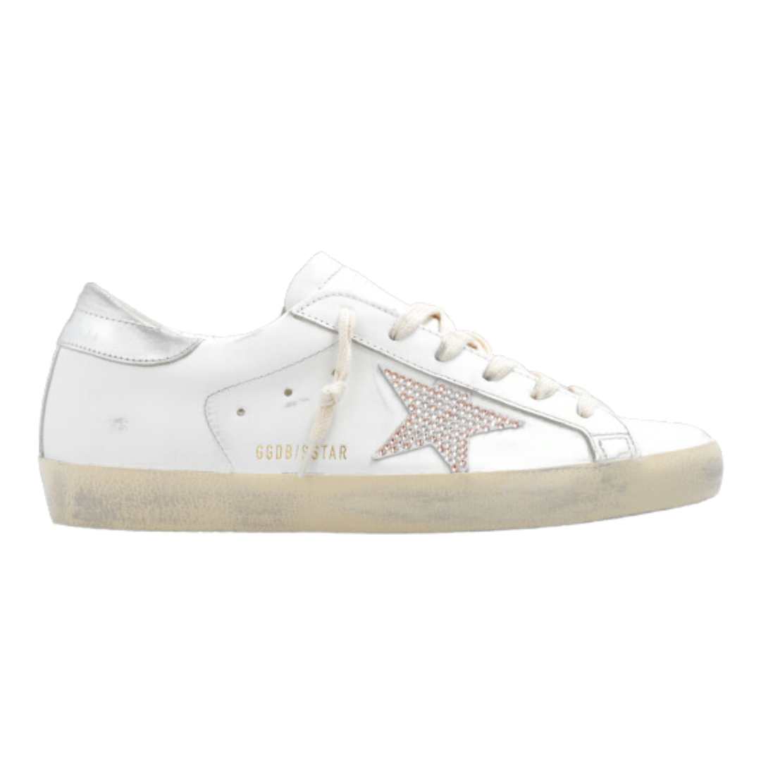 Superstar Classic Sneakers Crystal Suede Star