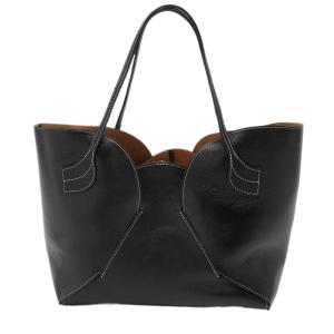 SEPAL stitch-embellished leather tote bag