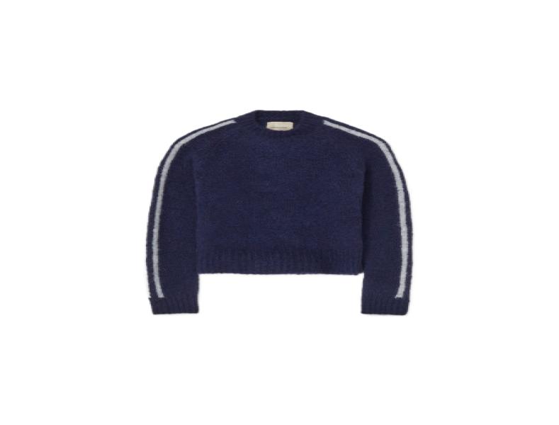 Grand slam wool blend knit top