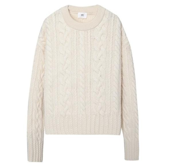 Wool cable knit