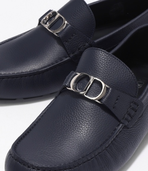 BUCKLE LEATHER LOAFERS