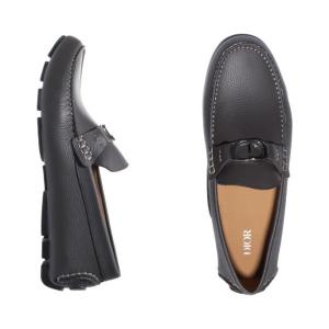 BUCKLE LEATHER LOAFERS