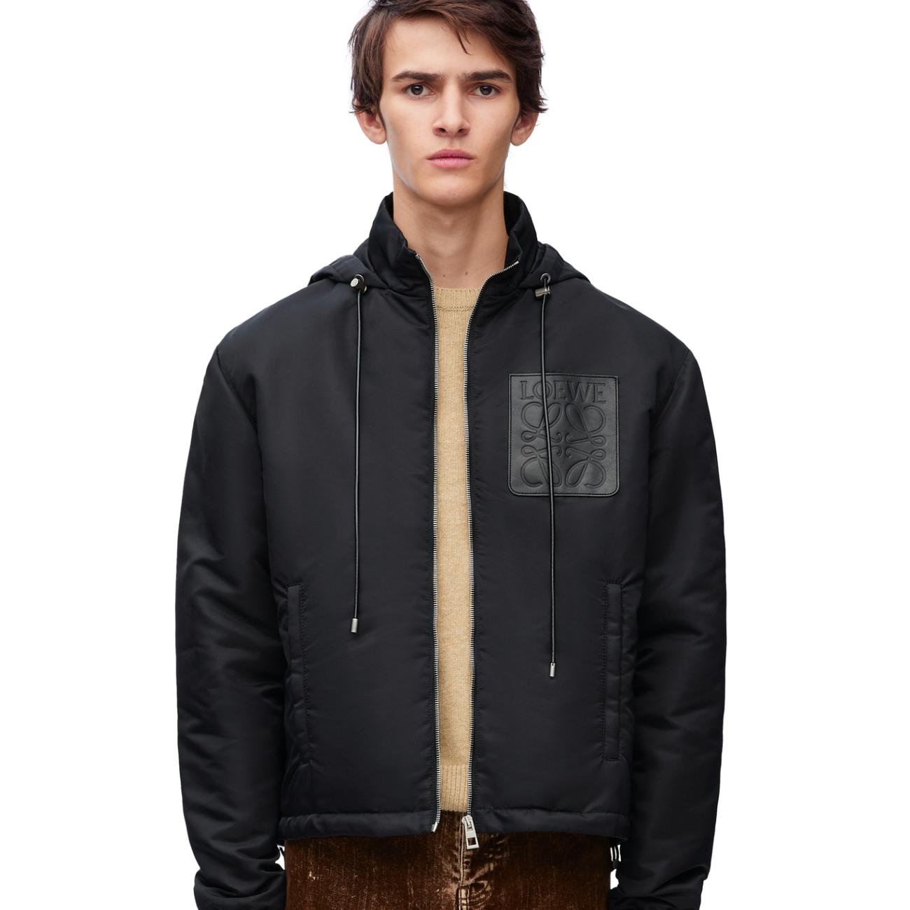 Hooded padded jacket