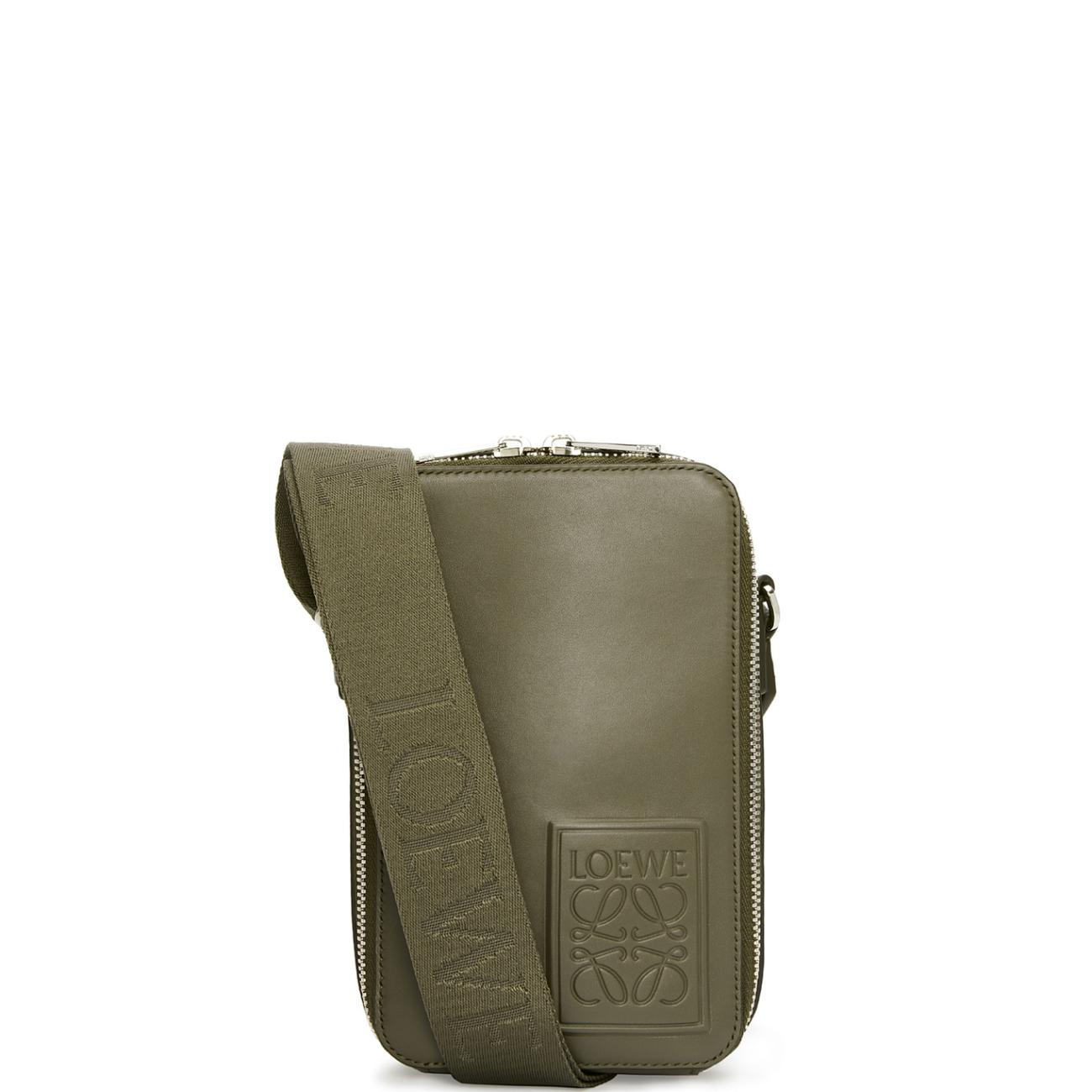 Vertical crossbody pocket bag