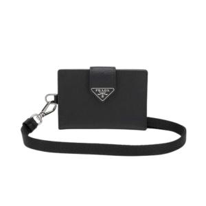 Men's Leather Card Holder - Black