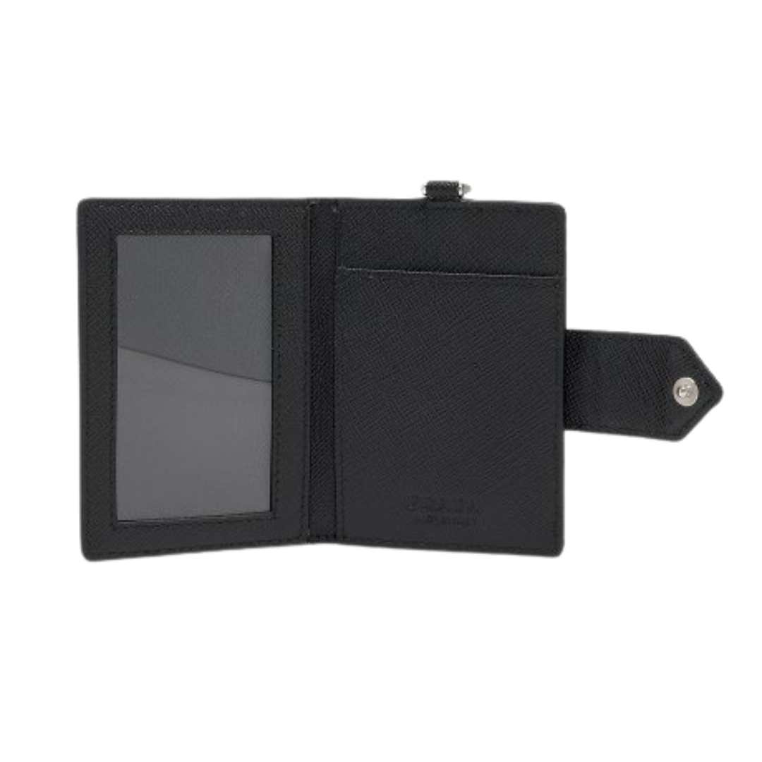 Men's Leather Card Holder - Black