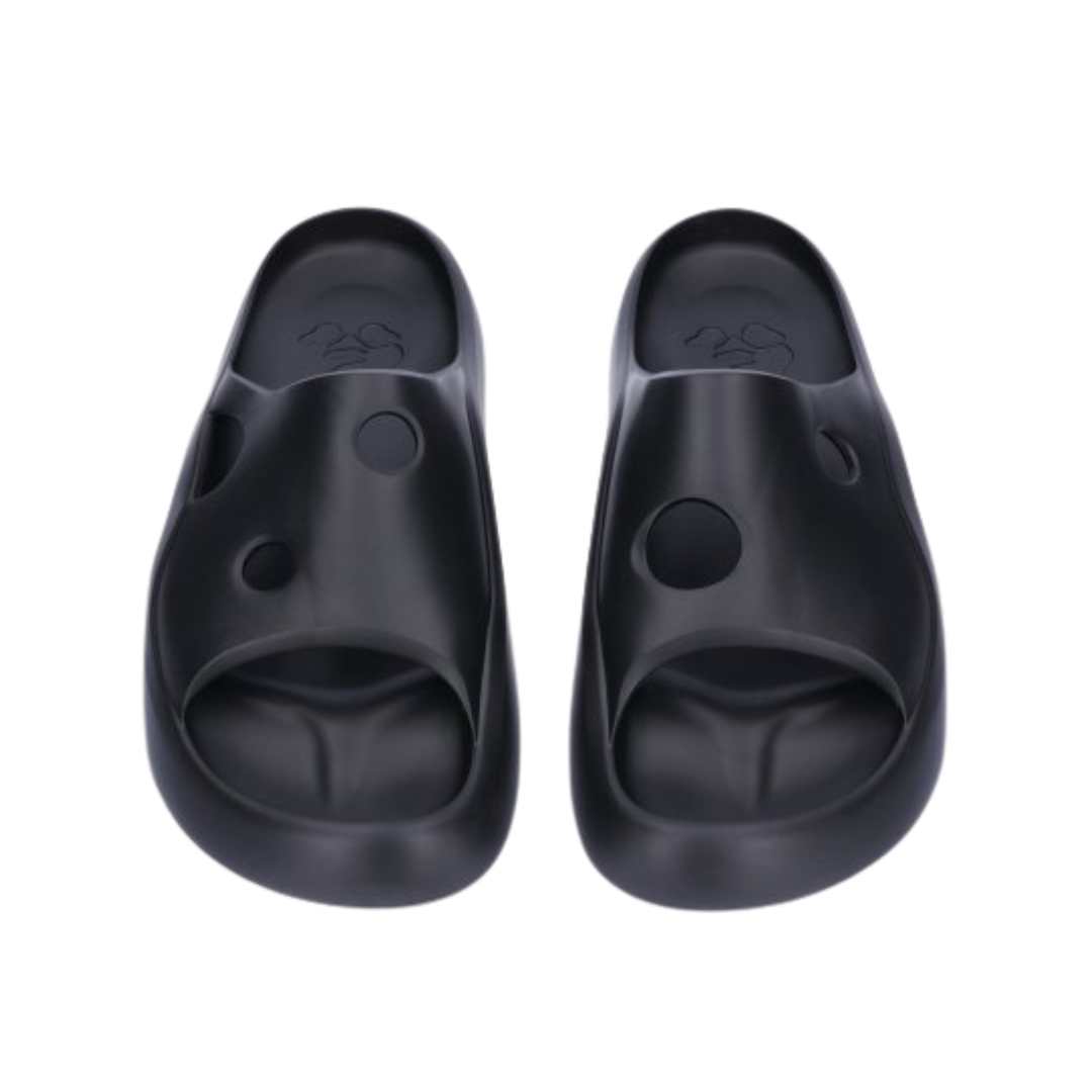 Men's Meteor Cutout Slider Sandals - Black