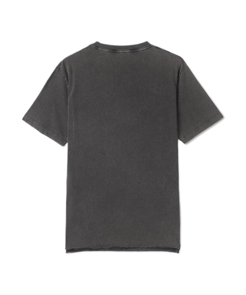 [Weekend Special Price] Men's Rive Gauche Destroyed Short Sleeve T-Shirt - Washed Black