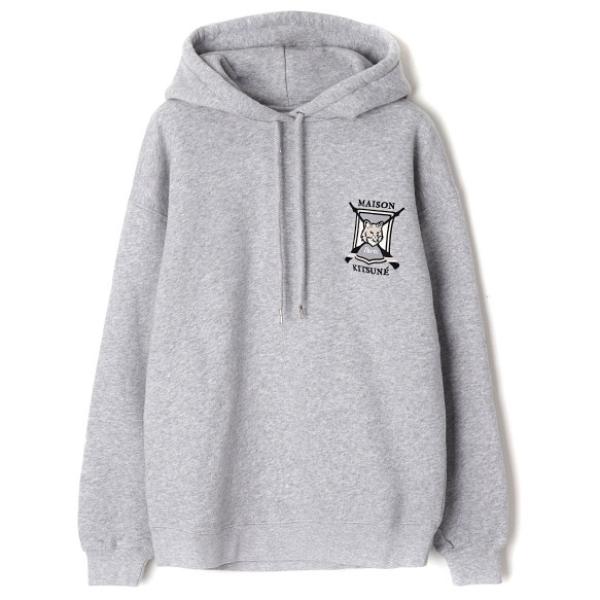 College Fox Embroidered Comfort Hoodie