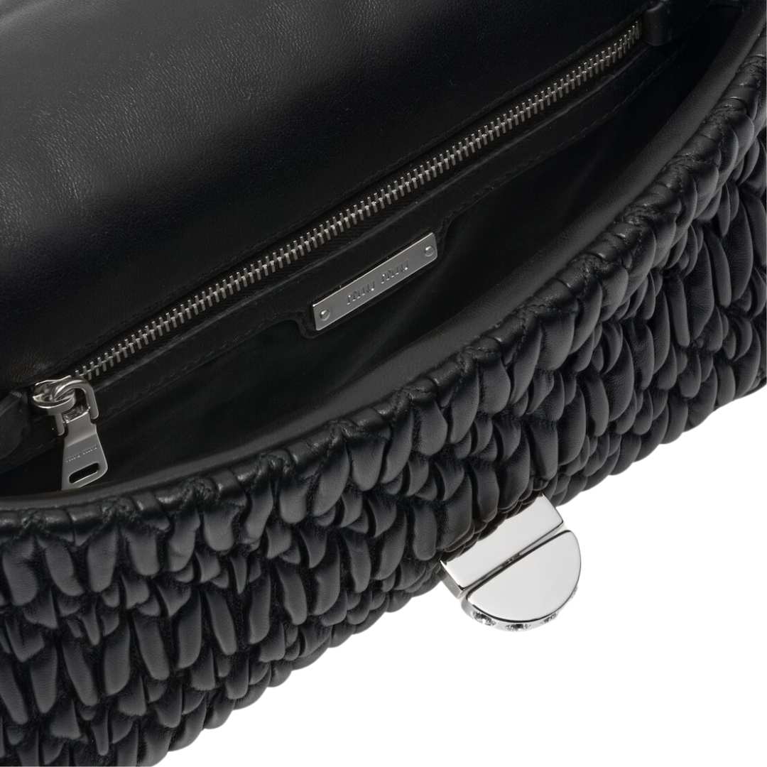 Miu Miu Iconic crystal leather bag