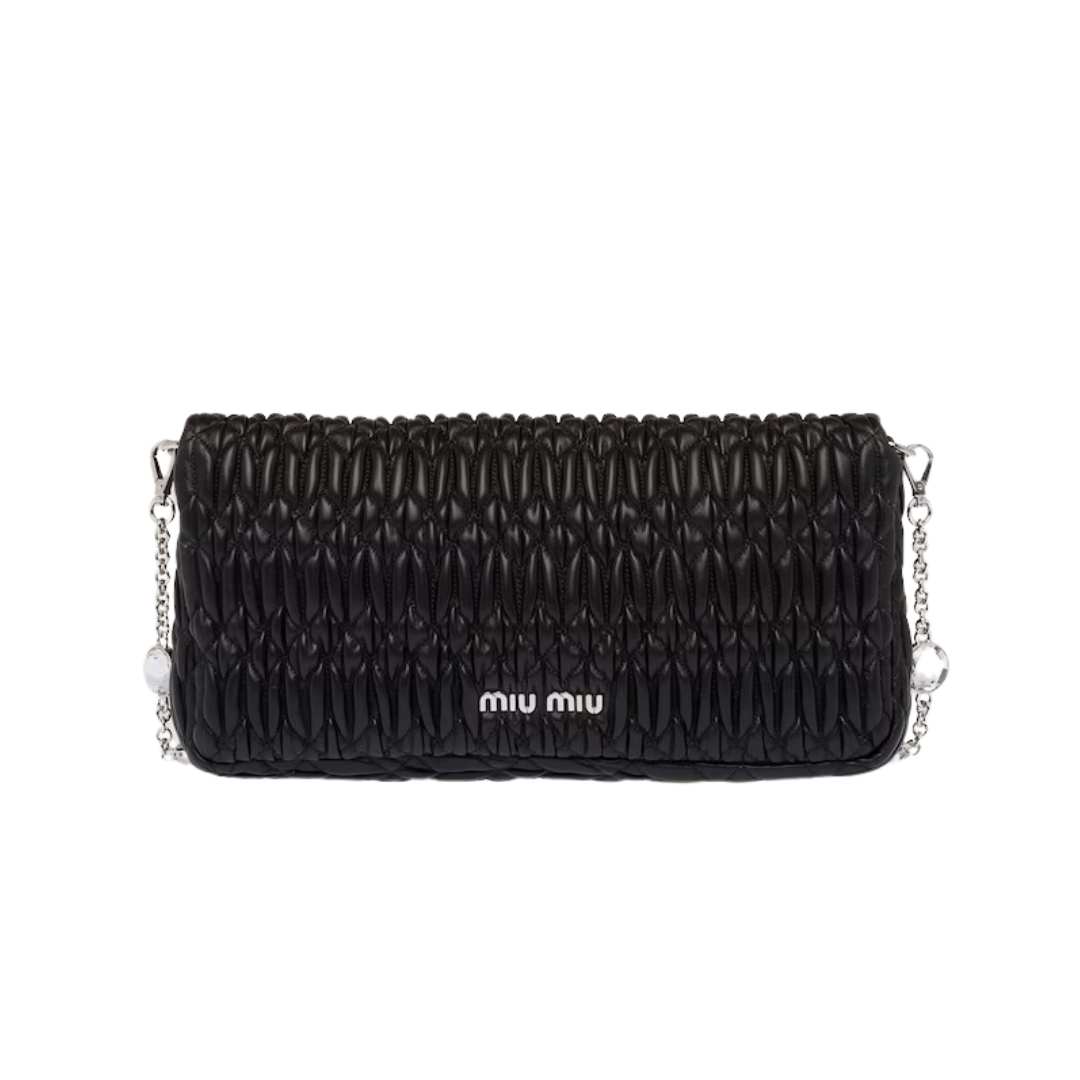 Miu Miu Iconic crystal leather bag