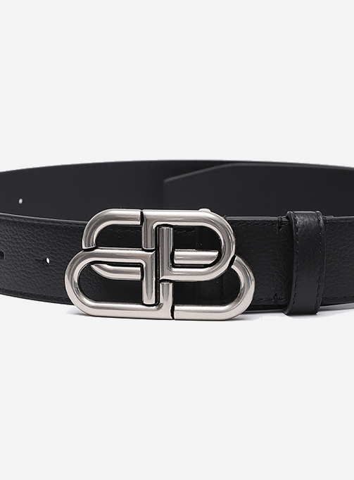 BB LOGO LEATHER BELT