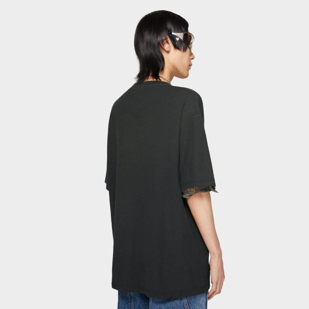 LOGO T-SHIRT - RELAXED FIT Faded black