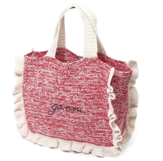 Crochet Frill Tote Bag