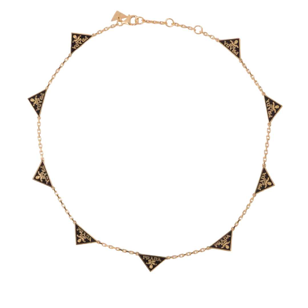 enamel metal necklace