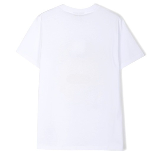White relaxed lemon short sleeve t-shirt