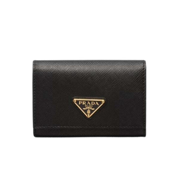 Saffiano leather card wallet