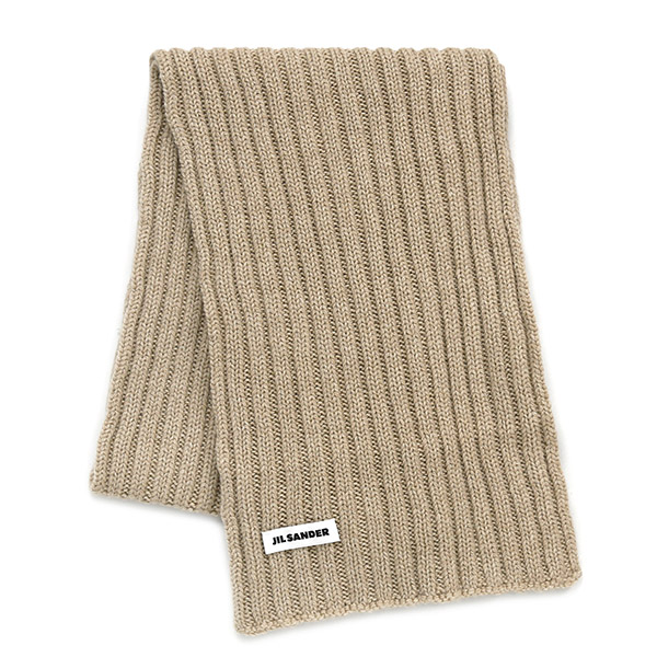 Medium Beige Wool Muffler