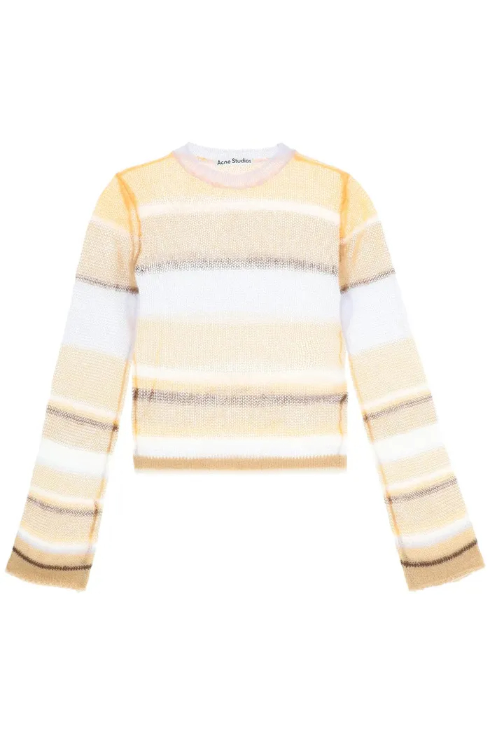 Striped mohair sweater