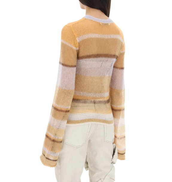 Striped mohair sweater