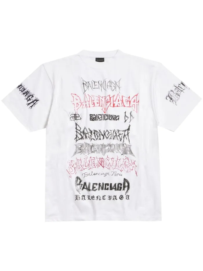 Balenciaga T-shirts and Polos White