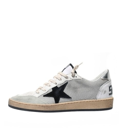 Ballstar sneakers silver tab black star