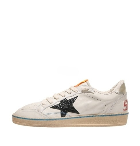 Ballstar sneakers silver tab black star