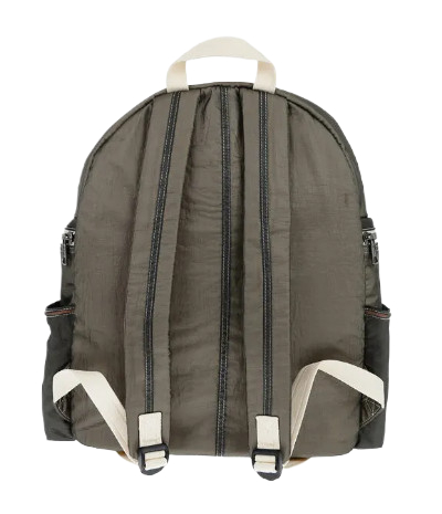 Iridescent Fabric PARA Backpack with Printed Logo